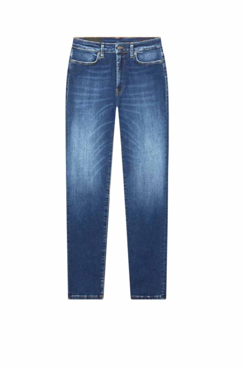 Ansomi Women's Iris High-Waisted Wide-Leg Jeans
