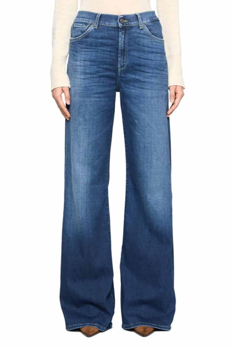 Ansomi Women's Amber High-Waisted Denim Jeans - Image 2